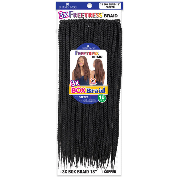 Freetress Pre-Looped Crochet Braid - 3X BOX BRAID 18" Alexwigs