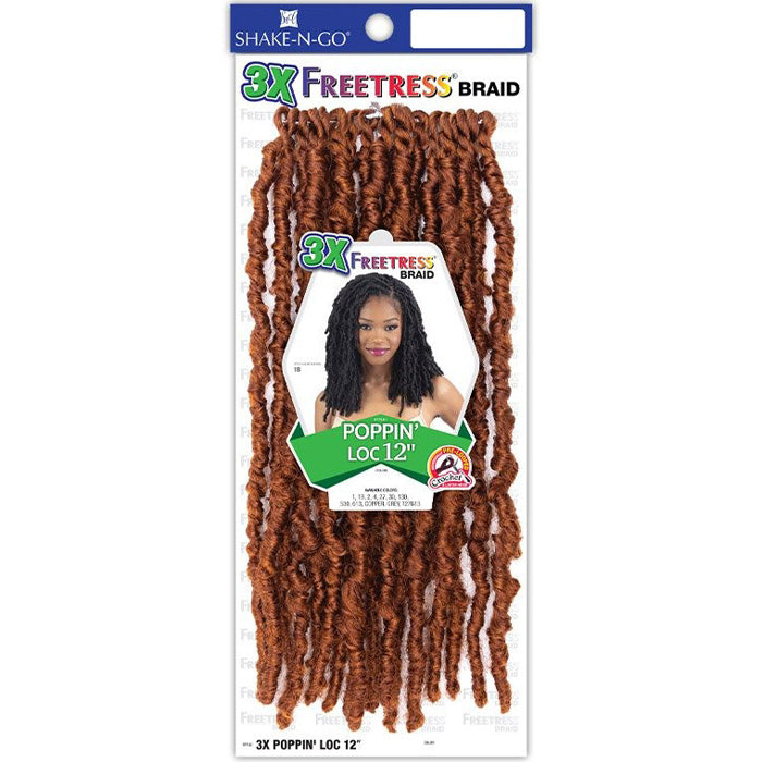 Freetress 3X Pre-Loop Twist Crochet Braids - POPPIN' LOC 12" Alexwigs