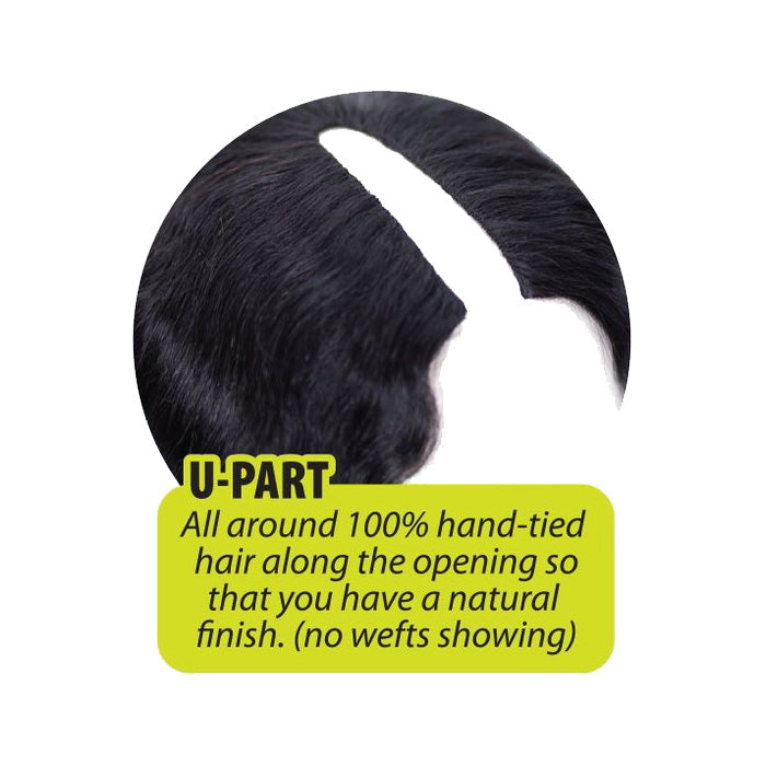 Shake N Go Naked 100% Human Hair U Part Wig - TRU BODY WAVE Alexwigs