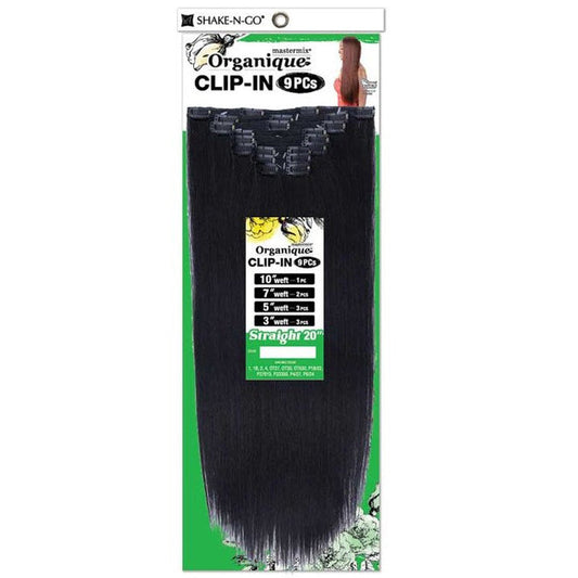 Shake-N-Go Organique Mastermix Weave CLIP IN 9PCS - STRAIGHT 20"- 24" Alexwigs