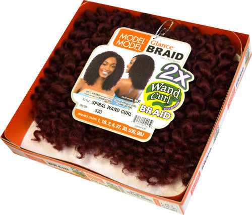 Model Model Glance 2X SPIRAL WAND CURL Alexwigs
