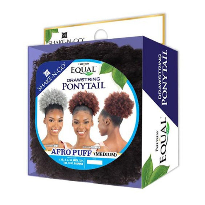 Shake-N-Go Drawstring Ponytail - AFRO PUFF MEDIUM Alexwigs