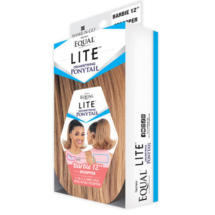 Shake N Go Equal Lite Drawstring Ponytail - BARBIE 12" Alexwigs