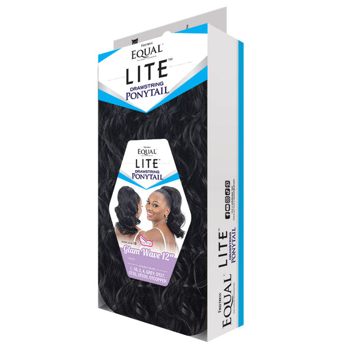 Shake N Go Equal Lite Drawstring Ponytail - GLAM WAVE 12" Alexwigs