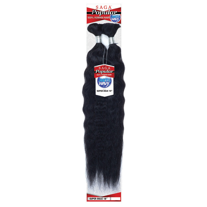 Shake N Go Saga 100% Human Hair Popular - SUPER BULK 18" Alexwigs