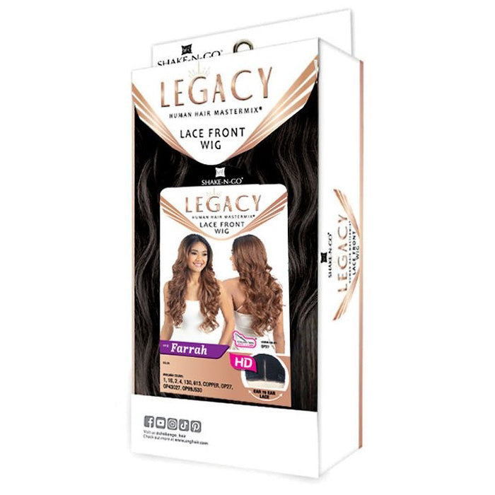 Shake N Go Legacy Human Hair Blend HD Lace Front Wig - FARRAH Alexwigs