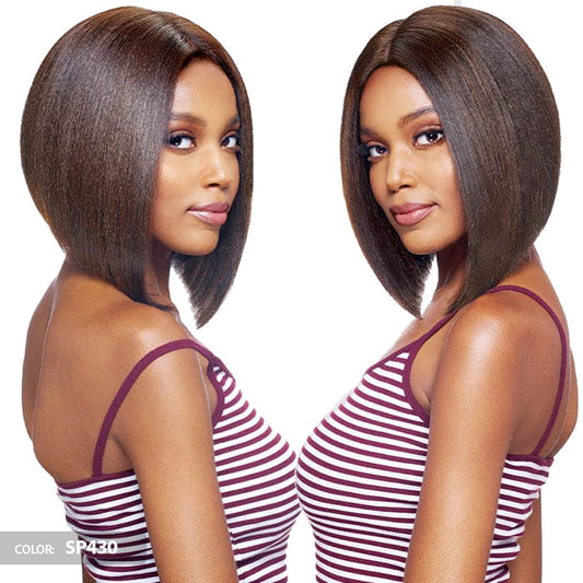 Vanessa Tops V-Line Middle Swissilk Lace Part Wig - EMIK Alexwigs