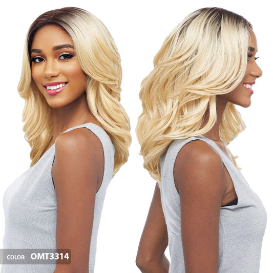 Vanessa Top Deep Middle Lace Part Swissilk Lace Front Wig - TOPS DM JAYA Alexwigs