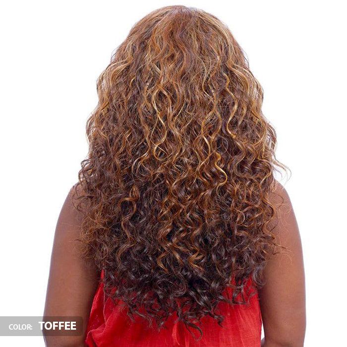 Vanessa Honey-C Brazilian Human Hair Blend Swissilk Lace Front C-Side Part Wig TCHB JOBET Alexwigs