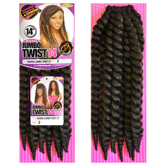 Vanessa Pre-Looped Crochet - HAVANA JUMBO TWIST 14" Alexwigs