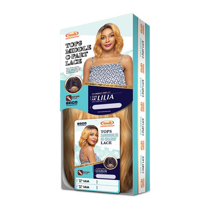 Vanessa Top Middle C-Part Swissilk Lace Front Wig - TOPS MC LILIA Alexwigs