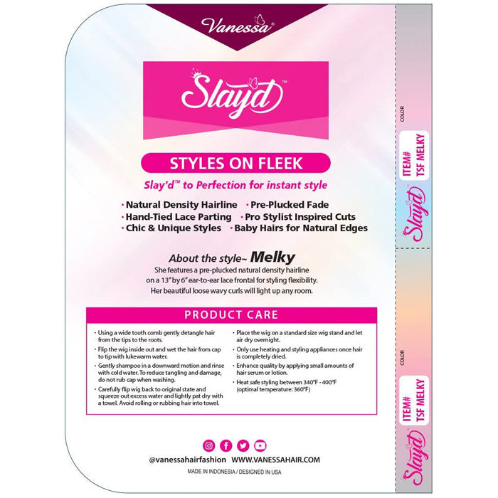 Vanessa Slayed 13x6 Lace Front Wig - MELKY Alexwigs