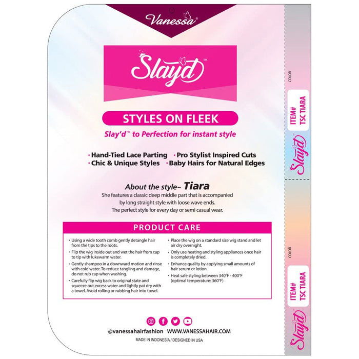 Vanessa Slayd Deep Hand-Tied Lace Part Wig - TIARA Alexwigs