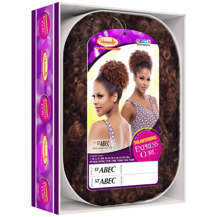 Vanessa Drawstring Ponytail Express Curl - ST ABEC Alexwigs