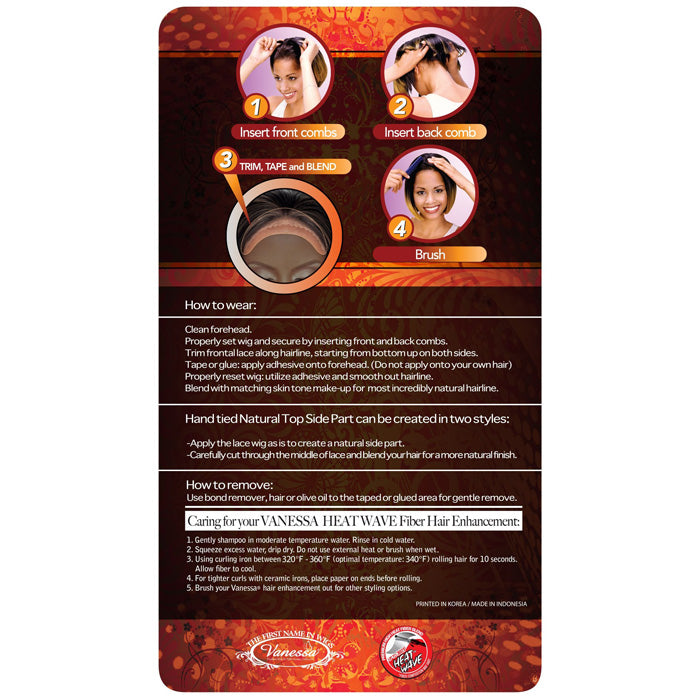 Vanessa Top Super C-Side Lace Part Wig - BESBY Alexwigs