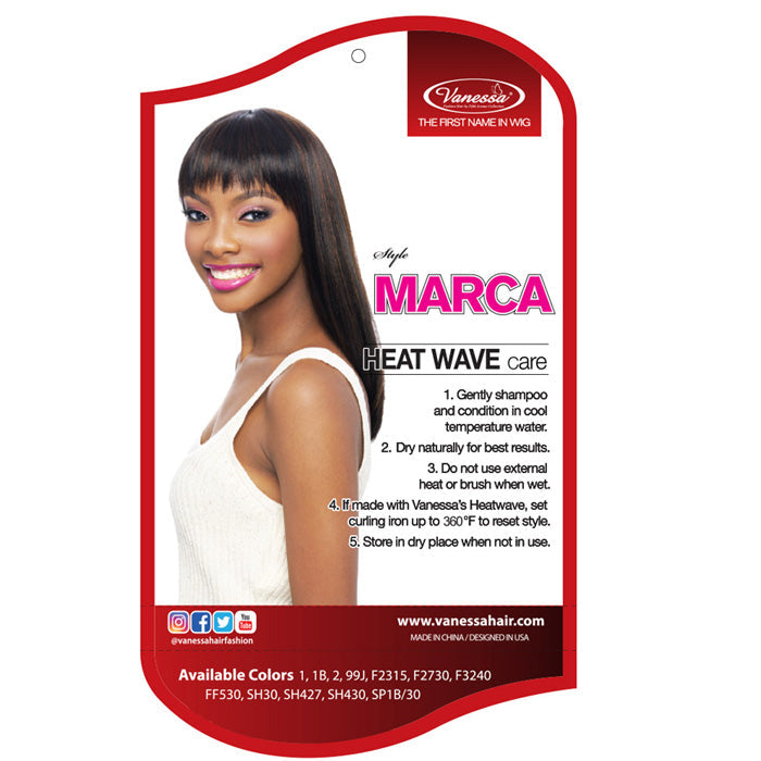 Vanessa Synthetic Full Cap Wig - MARCA Alexwigs
