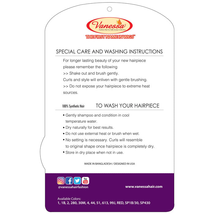 Vanessa Drawstring Express Curl - ST PUFFBUN Alexwigs