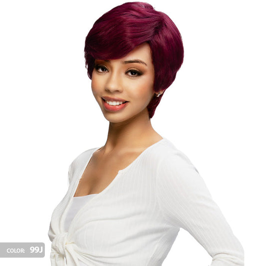 Vivica Fox Pure Comfort Cap 100% Human Hair Full Wig - PEARL