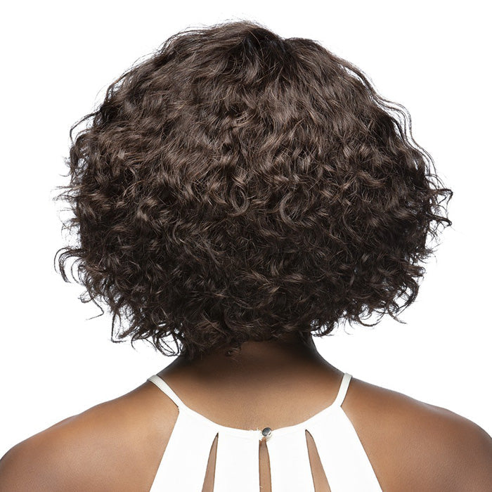 Vivica A Fox Remi Natural Hair 10" LAYERED TIGHT & LOOSE COMBO CURL WITH INVISIBLE SIDE PART Wig - DELANEY