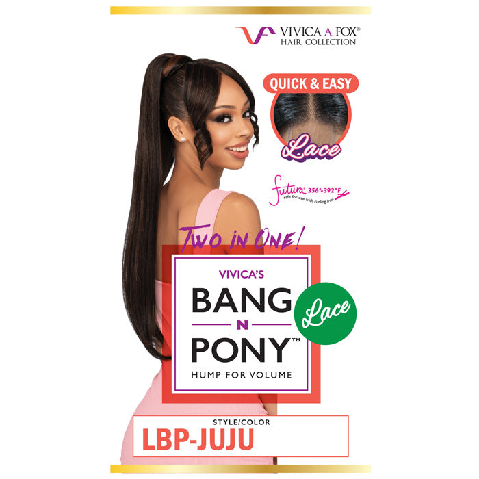 Vivica A Fox Lace Bang N Pony Ponytail - LBP-JUJU