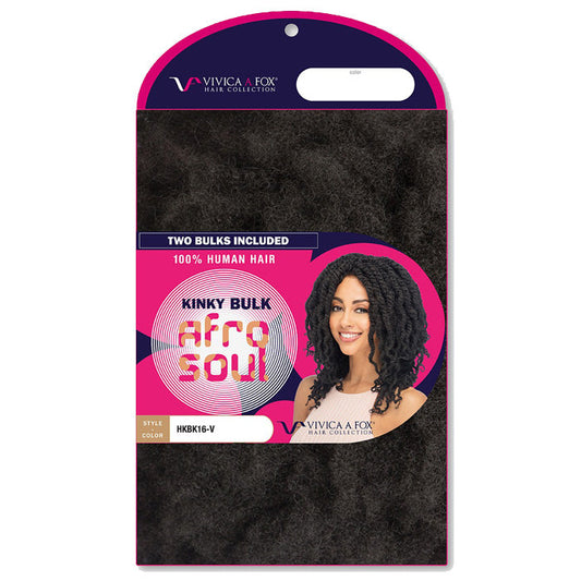 Vivica A Fox Human Hair Afro Soul Kinky Bulk - (HKBK16-V)