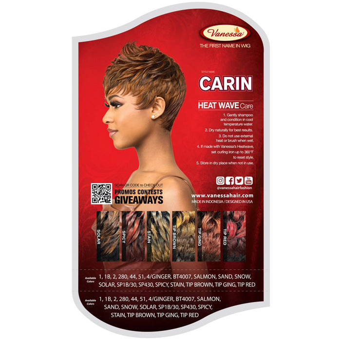 Vanessa Fashion Full Wig - CARIN Alexwigs