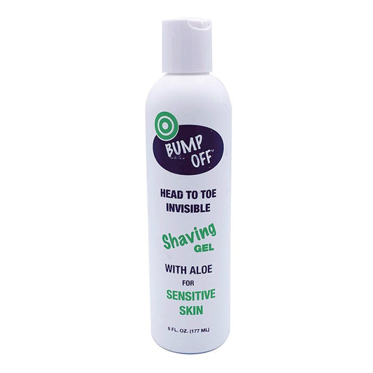 Bump Off Invisible Shaving Gel With Aloe for Sensitive Skin 6 oz Alexwigs