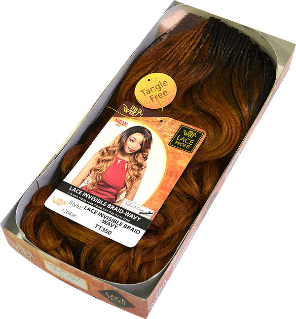 It's a Wig Lace Front Wig INVISIBLE BRAID WAVY Alexwigs