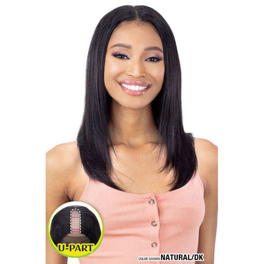 Shake N Go Naked 100% Human Hair U Part Wig - TRU STRAIGHT Alexwigs