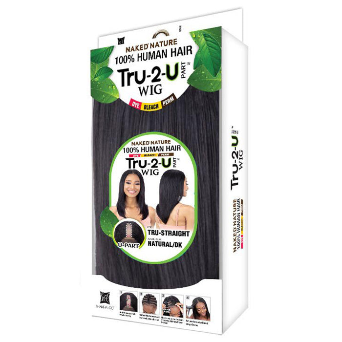 Shake N Go Naked 100% Human Hair U Part Wig - TRU STRAIGHT Alexwigs