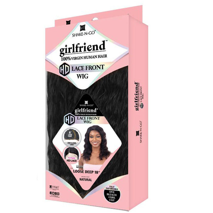 Shake N GO 100% Virgin human hair HD Lace Front Wig - LOOSE DEEP 18 Alexwigs