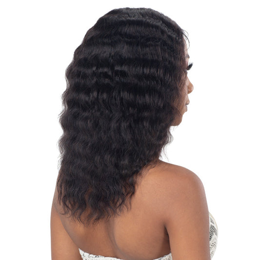 Shake-N-Go Girlfriend 100% Virgin Human Hair HD Lace Front Wig - DEEP WAVER 16 Alexwigs