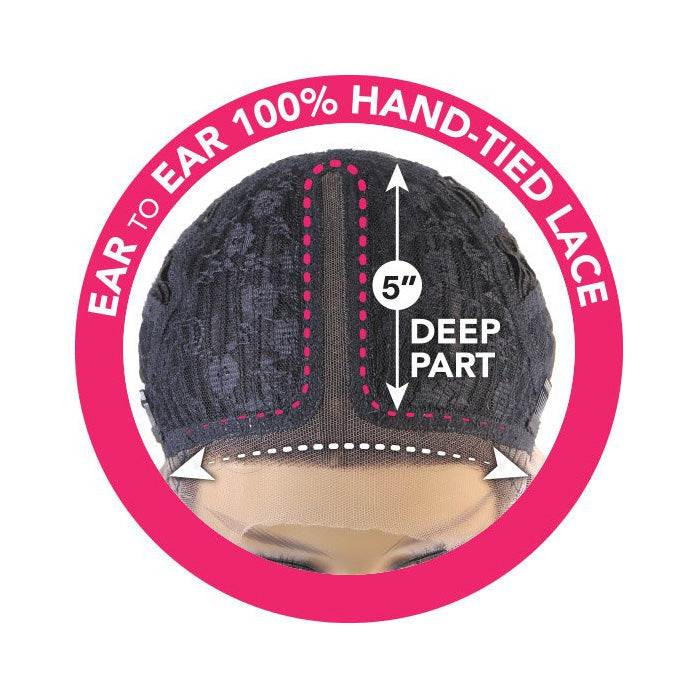 Mayde Beauty 100% Human Hair 5" Lace and Lace Front Wig - LOOSE WAVE Alexwigs