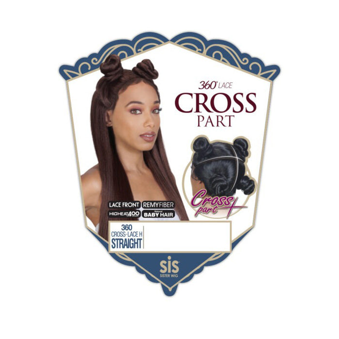 Zury Sis 360 Lace Cross Part Front Wig - STRAIGHT