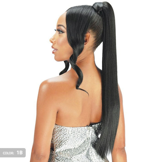 Zury Sis Miss Drawstring Split Bang Lace Part Drawstring Ponytail - DOLL Alexwigs