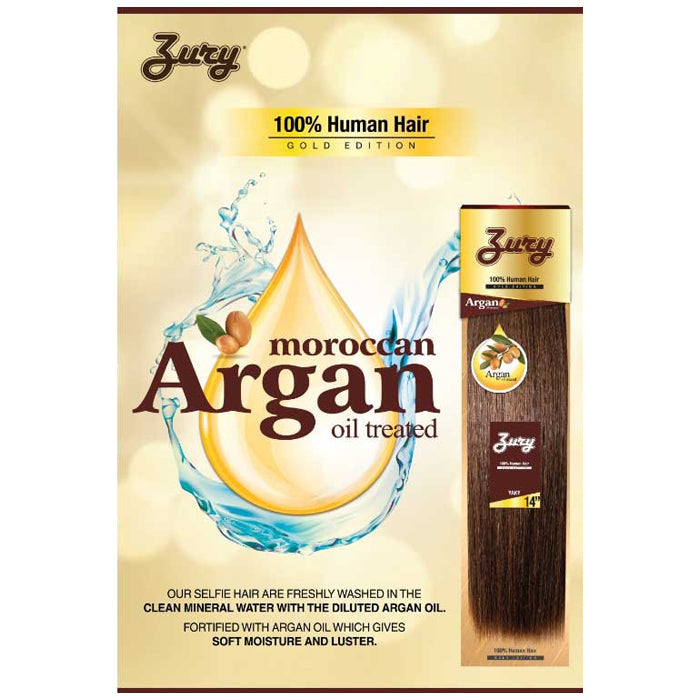 Zury Sis 100% Human Hair Weave Gold Edition OPRAH 10 - 18 (Argan Oil Treated)