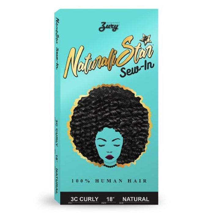 Zury Sis Naturali Star Sew-In 100% Human Hair Weave - 3C CURLY 10-16" Alexwigs