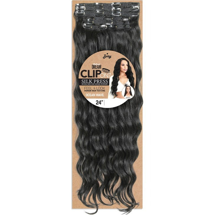 Zury Sis Natural Dream Clip On 7 Weaves - OCEAN WAVE 18/24" Alexwigs