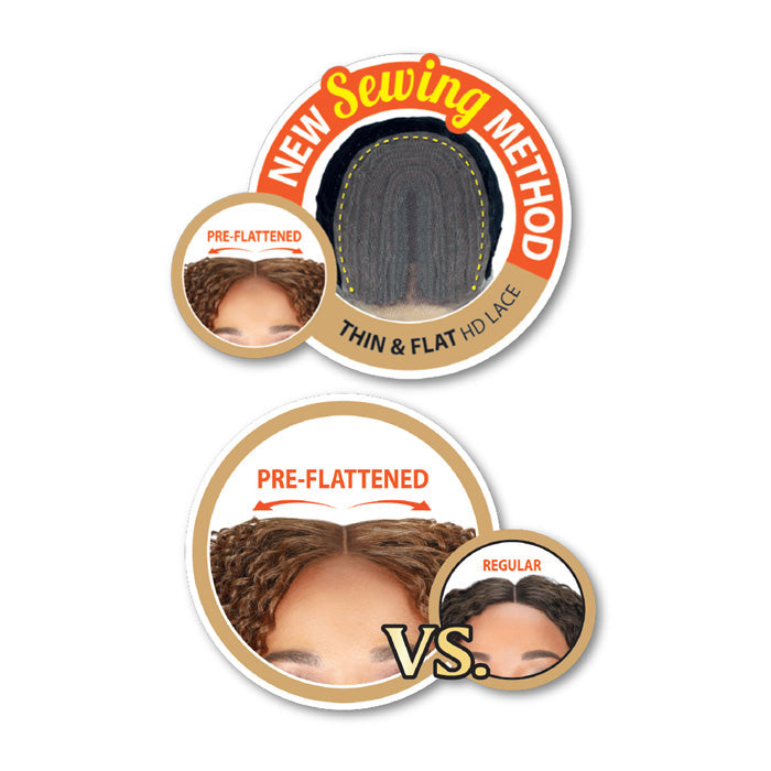 Zury Sis Naturali Star Pre-Flattened 4" Parting HD Lace Front Wig - NAT-FT LACE H DAY Alexwigs