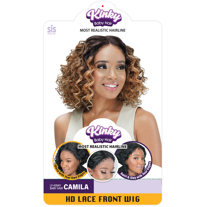 Zury Sis Kinky Baby Hair HD Lace Front Wig - CAMILA Alexwigs