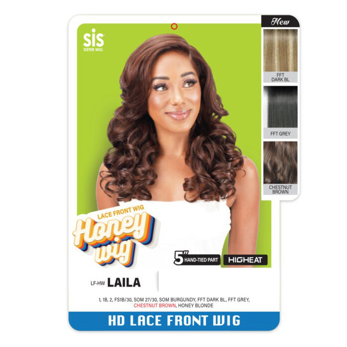 Zury Sis Honey Wig 5" Hand-Tied Part HD Lace Front Wig - LAILA Alexwigs