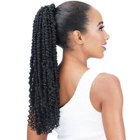 Zury Sis Miss Drawstring Drawstring Braid Ponytail - MISS PASSION TWIST 18" Alexwigs
