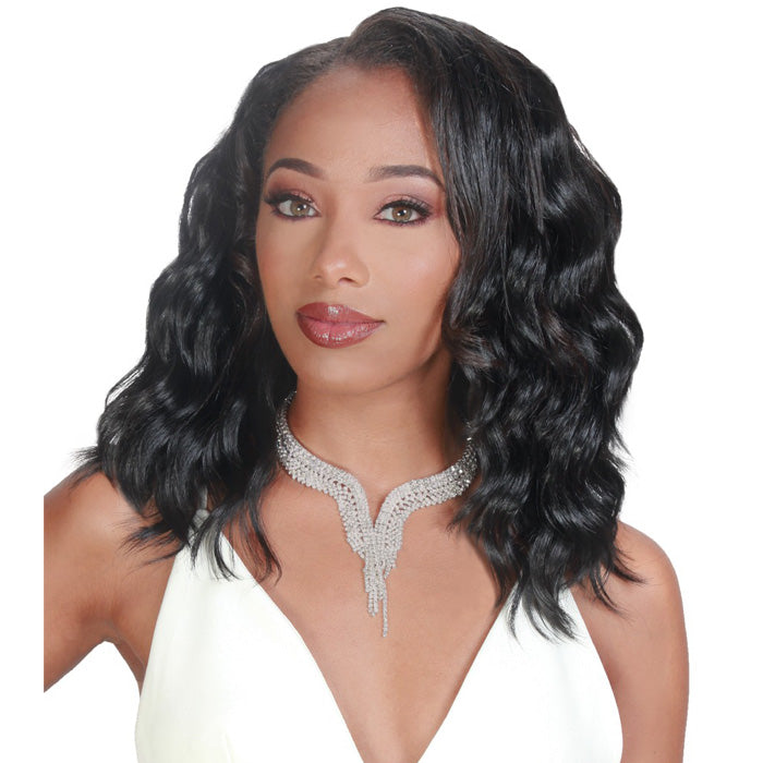 Zury Sis Human Hair Natural Mix NO 8 NATURAL BODY Weave 8" (3 Pcs + Closure) Alexwigs