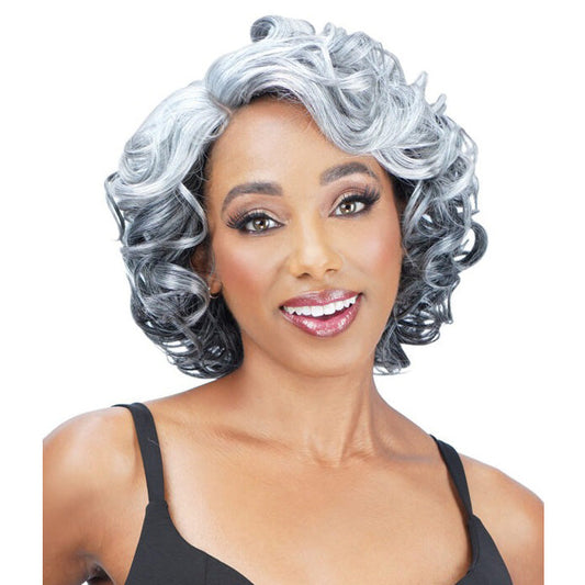Zury Sis Ms.Wisdom Salt and Pepper Lace Part Wig - WISDOM 303 Alexwigs