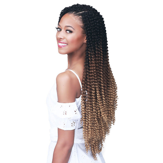 Bobbi Boss Brazilian Pre-Looped Crochet Braids - SOFT WATER WAVE 3X 18" Alexwigs