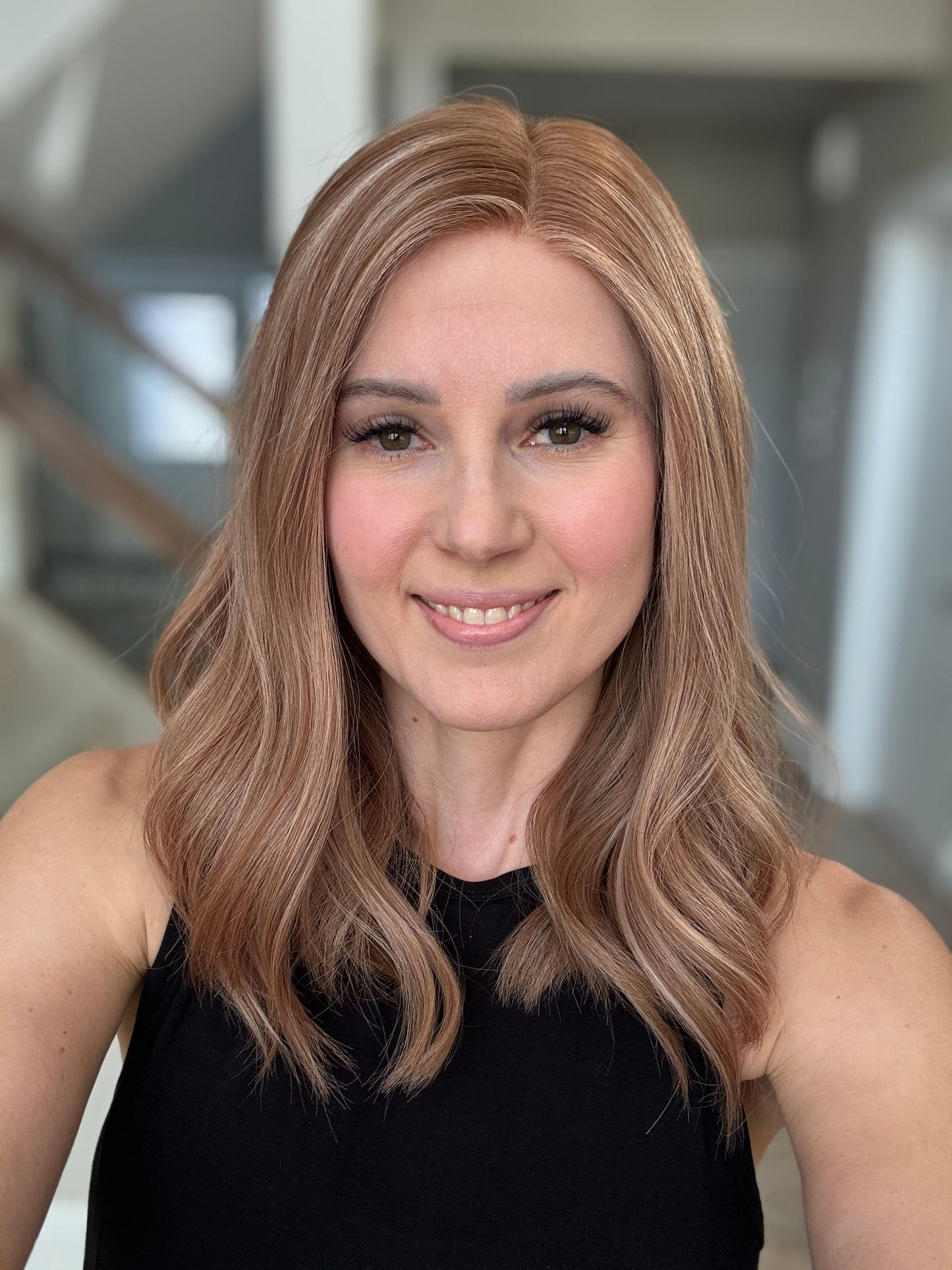 18" Vera LOB Comfort Cap Lace Top Wig (S) Alexwigs