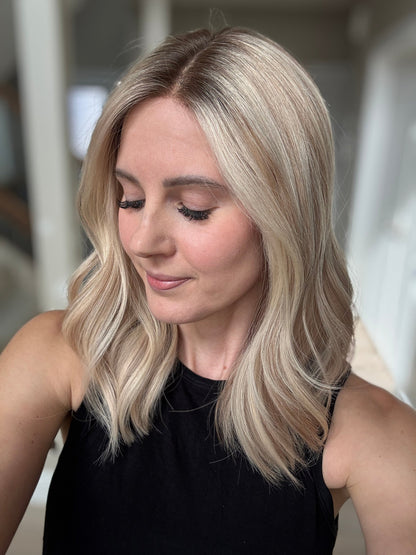 18" Katie LOB Comfort Cap Lace Top Wig (M) Alexwigs