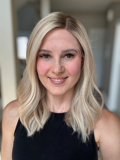 18" Katie LOB Comfort Cap Lace Top Wig (S) Alexwigs