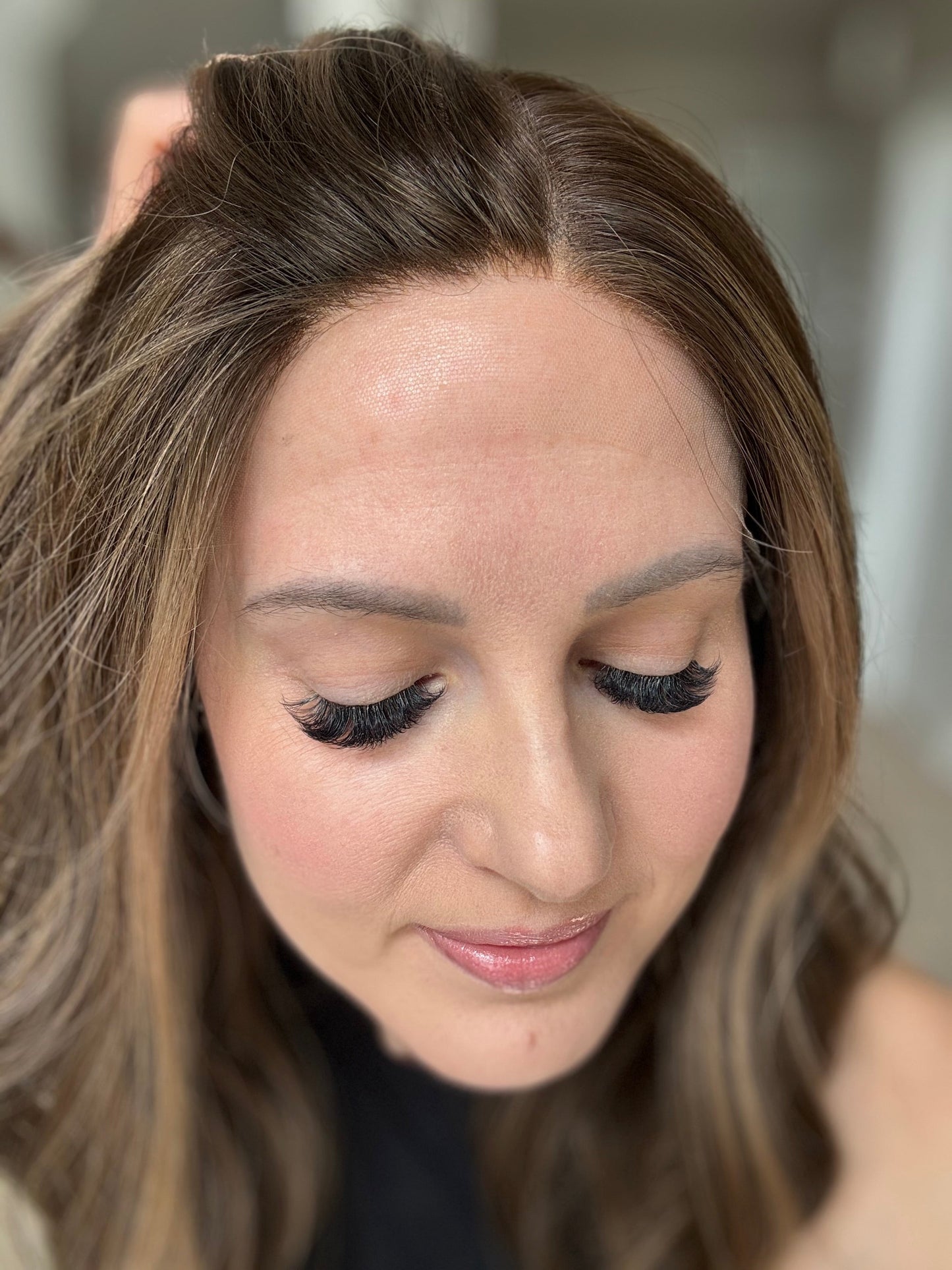 18" Mia LOB Comfort Cap Lace Top Wig (M) (FINAL SALE) Alexwigs