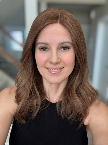 18" Christina LOB Comfort Cap Lace Top Wig (M) Alexwigs